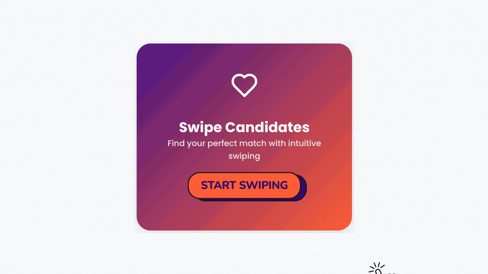 Upload and swipe